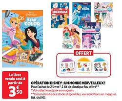 Livre opération disney un monde merveilleux !