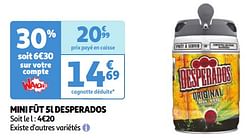 Mini fût 5l desperados