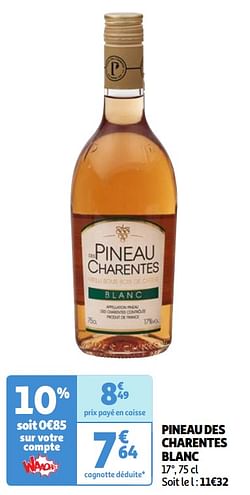 Pineau des charentes blanc