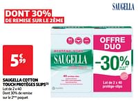 Saugella cotton touch protèges slips-Saugella