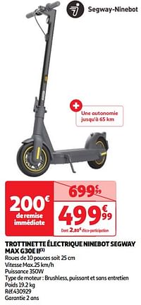 Trottinette électrique ninebot segway max g30e ii-Segway-Ninebot