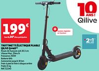 Promoties Trottinette électrique pliable qilive q4465 - Qilive - Geldig van 17/09/2024 tot 23/09/2024 bij Auchan