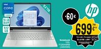 Promotions Hp notebook 15sfq5049nb - HP - Valide de 17/09/2024 à 30/09/2024 chez Cora