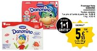 Promotions Fromage frais danone danonino - Danone - Valide de 17/09/2024 à 23/09/2024 chez Cora