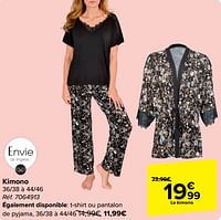 Promotions Kimono - Envie de Lingerie - Valide de 18/09/2024 à 30/09/2024 chez Carrefour