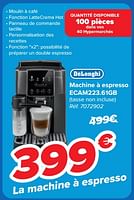 Promotions Delonghi machine à espresso ecam223.61gb - Delonghi - Valide de 18/09/2024 à 30/09/2024 chez Carrefour