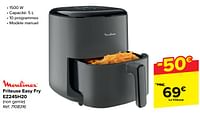 Promotions Moulinex friteuse easy fry ez245h20 - Moulinex - Valide de 18/09/2024 à 30/09/2024 chez Carrefour