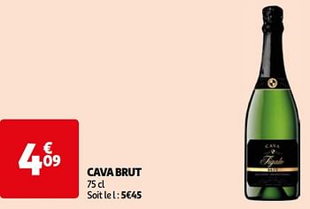 Promotions Cava brut - Mousseux - Valide de 17/09/2024 à 23/09/2024 chez Auchan Ronq