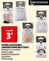 Promotions Divers accessoires lingerie femme inextenso - Inextenso - Valide de 17/09/2024 à 23/09/2024 chez Auchan Ronq