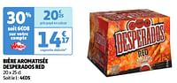 Promotions Bière aromatisée desperados red - Desperados - Valide de 17/09/2024 à 23/09/2024 chez Auchan Ronq