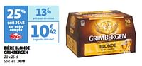 Promotions Bière blonde grimbergen - Grimbergen - Valide de 17/09/2024 à 23/09/2024 chez Auchan Ronq