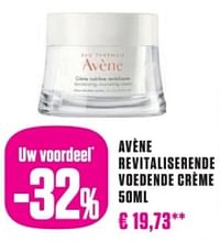 Avène revitaliserende voedende crème-Avene