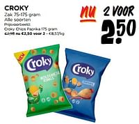 Promoties Croky chips paprika - Croky - Geldig van 18/09/2024 tot 24/09/2024 bij Jumbo