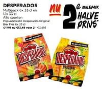 Desperados original bier fles-Desperados