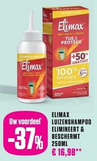 Elimax luizenshampoo elimineert + beschermt-ELIMAX