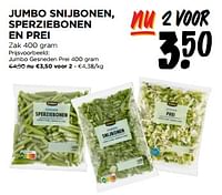 Promoties Jumbo gesneden prei - Huismerk - Jumbo - Geldig van 18/09/2024 tot 24/09/2024 bij Jumbo