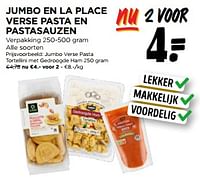 Jumbo verse pasta tortellini met gedroogde ham-Huismerk - Jumbo