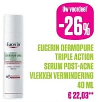 Eucerin dermopure triple action serum post-acne vlekken vermindering-Eucerin