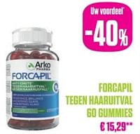 Forcapil tegen haaruitval 60 gummies-Arkopharma