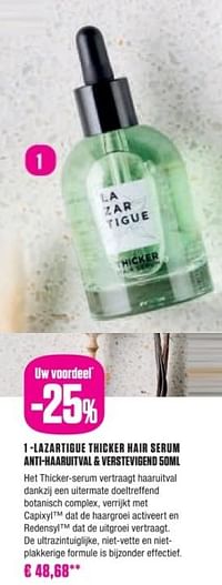 Lazartigue thicker hair serum anti-haaruitval + verstevigend-Lazartigue