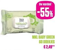 Mkl baby green go doekjes-Huismerk - Medi-Market