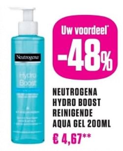 Neutrogena hydro boost reinigende aqua gel