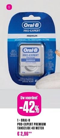 Oral-b pro-expert premium tandzijde 40 meter-Oral-B