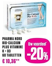 Pharma nord bio-galgium plus vitamine k+d3 60 tabletten-Pharma Nord