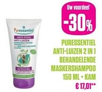 Puressentiel anti-luizen 2 in 1 behandelende maskershampoo-Puressentiel