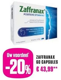 Zaffranax 60 capsules-Zaffranax