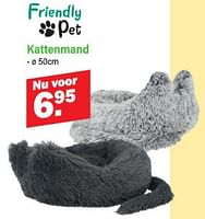 Promoties Kattenmand - Friendly pet - Geldig van 16/09/2024 tot 05/10/2024 bij Van Cranenbroek