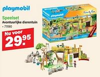 Promoties Speelset - Playmobil - Geldig van 16/09/2024 tot 05/10/2024 bij Van Cranenbroek