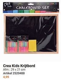 Crea kids krijtbord-Huismerk - Lobbes