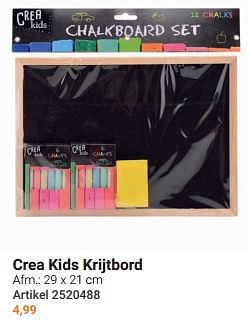 Crea kids krijtbord