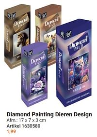 Diamond painting dieren design-Huismerk - Lobbes