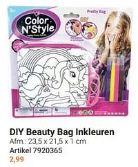 Diy beauty bag inkleuren-Huismerk - Lobbes