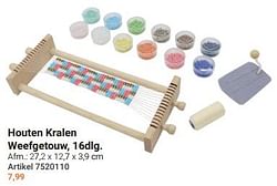 Houten kralen weefgetouw