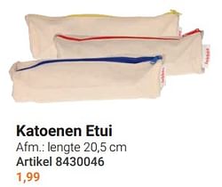 Katoenen etui