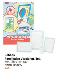 Lobbes fotolijstjes versieren-Huismerk - Lobbes