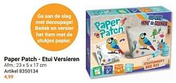 Paper patch - etui versieren