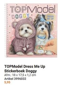 Topmodel dress me up stickerboek doggy-Huismerk - Lobbes