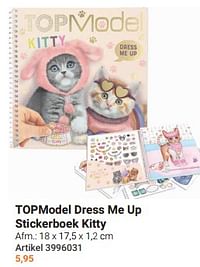 Topmodel dress me up stickerboek kitty-Huismerk - Lobbes