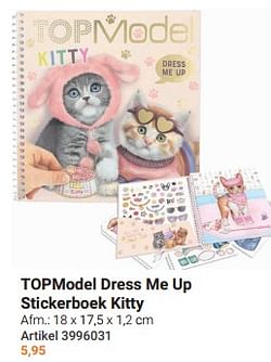 Topmodel dress me up stickerboek kitty