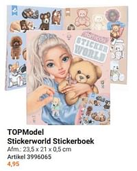 Topmodel stickerworld stickerboek-Huismerk - Lobbes