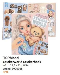 Topmodel stickerworld stickerboek