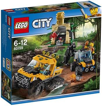 Promoties 60159 Jungle missie met halfrupsvoertuig - Lego - Geldig van 21/10/2017 tot 10/12/2017 bij ToyChamp