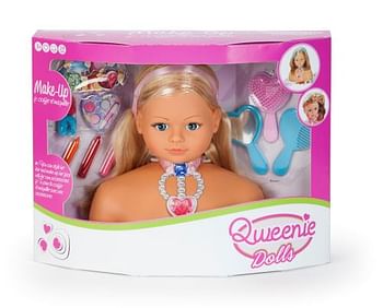 Promotions Qweenie Kappershoofd met maquillage - Qweenie - Valide de 02/10/2017 à 26/11/2017 chez Maxi Toys