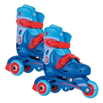 Promoties Meegroeiende roller skates voor jongens - Rusher - Geldig van 02/10/2017 tot 26/11/2017 bij Maxi Toys