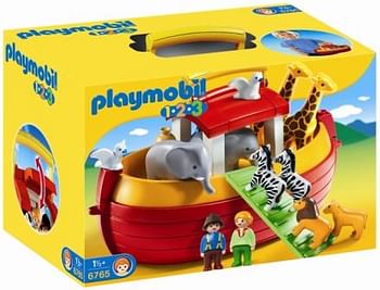 Promoties 1.2.3 - Meeneem Ark van Noach - Playmobil - Geldig van 02/10/2017 tot 26/11/2017 bij Maxi Toys