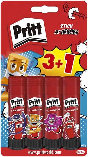 Promoties Pritt 22g plakstift 3+1 GRATIS - Pritt - Geldig van 05/08/2017 tot 10/09/2017 bij ToyChamp